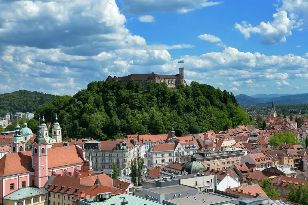 Ljubljana cycling holiday starting point
